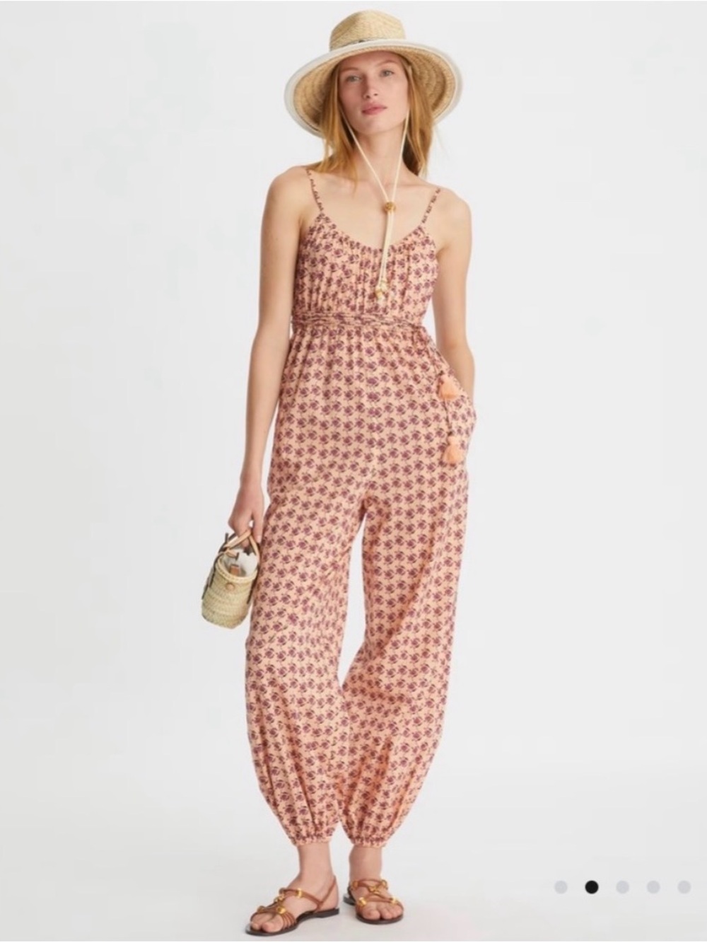 Tory Burch Printed Jumpsuit